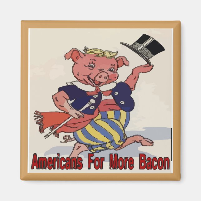 More Bacon Magnet (Front)