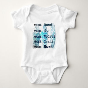 More Beach Life Baby Bodysuit