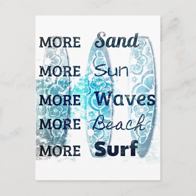 More Beach Life Postcard (Front)