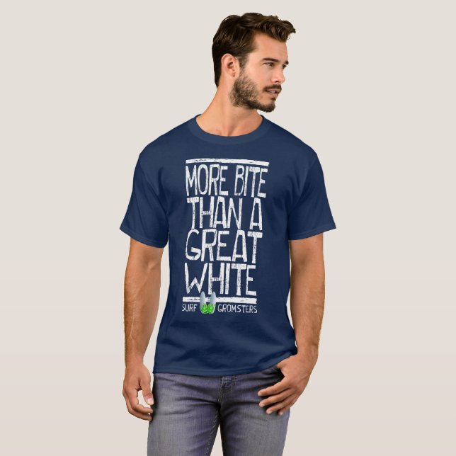 More bite white T-Shirt (Front Full)