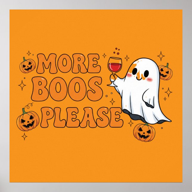More Boos Tee Poster (Front)