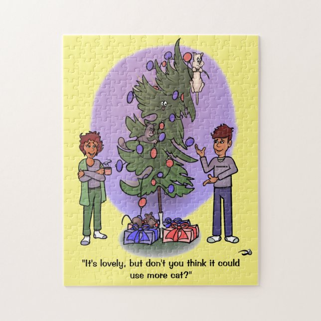 More Cat Holidays Jigsaw Puzzle (Vertical)