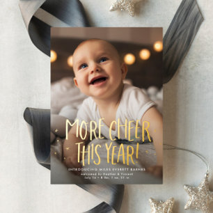 More cheer this year cute two photo red Christmas