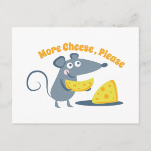 More Cheese, Please Postcard