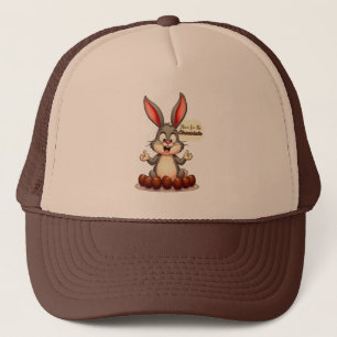 More Chocolate – Funny Easter Bunny - boné Trucker Hat