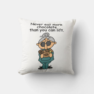 More Chocolate Humour Cushion
