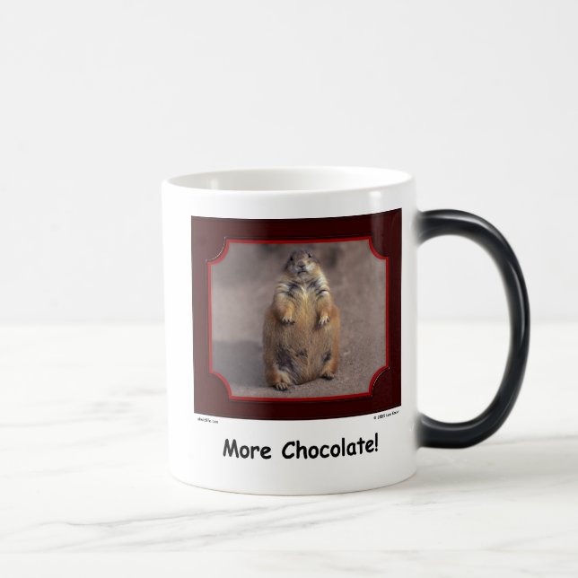 "More Chocolate!" Squirrel Mug (Right)
