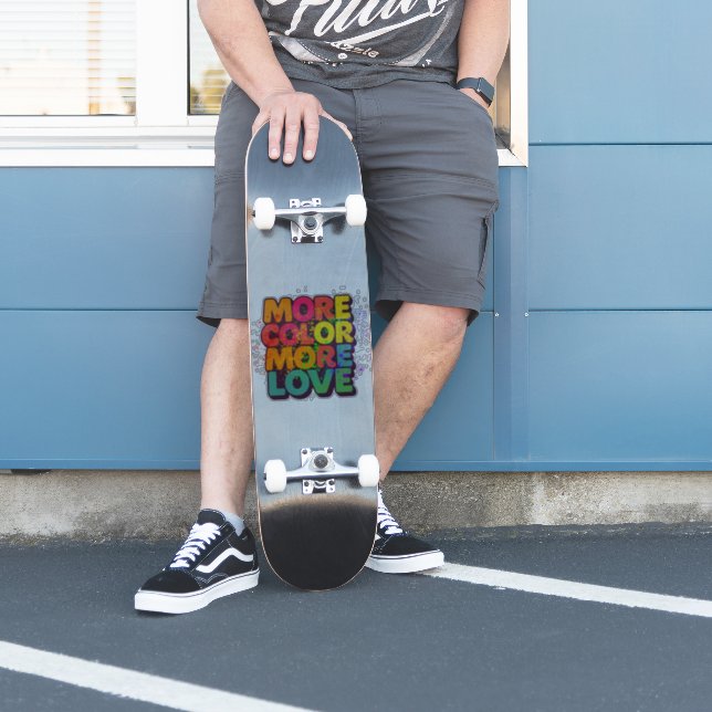 More Colour More Love Playful Typography Custom (Skater)