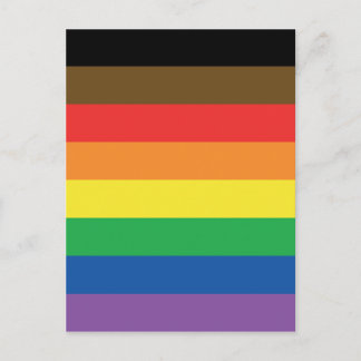 More Colour More Pride Rainbow Customisable LGBT Postcard