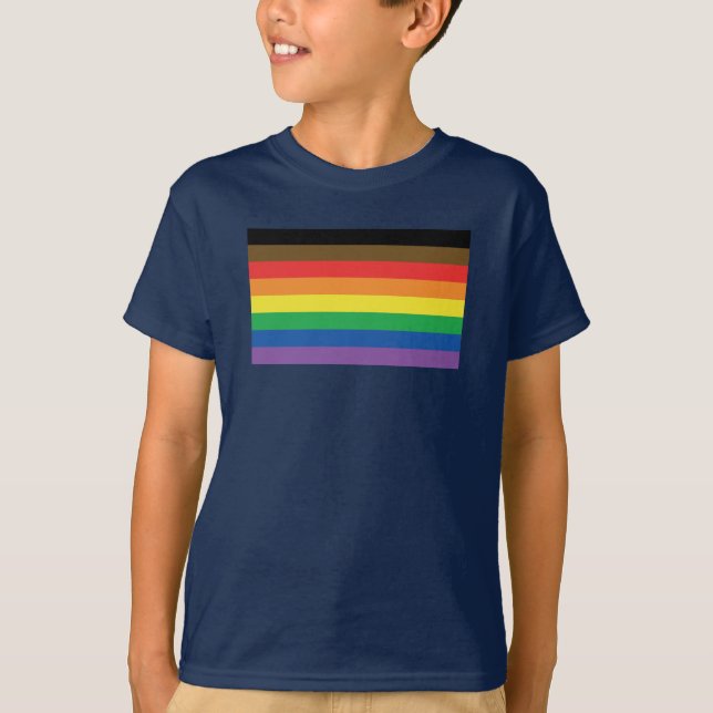 More Colour More Pride Rainbow Customisable LGBT T-Shirt (Front)