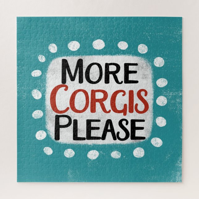 More Corgis Please Jigsaw Puzzle (Vertical)