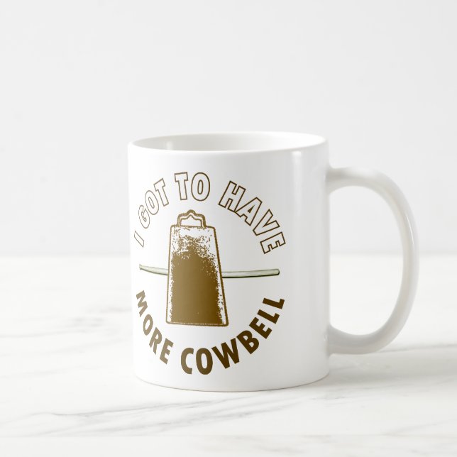 MORE COWBELL COFFEE MUG (Right)