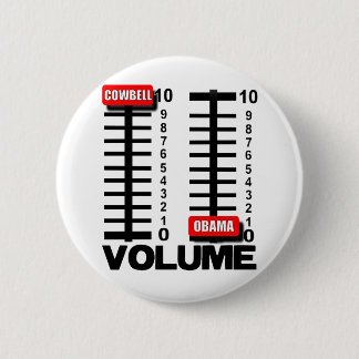 More Cowbell - Less Obama 6 Cm Round Badge
