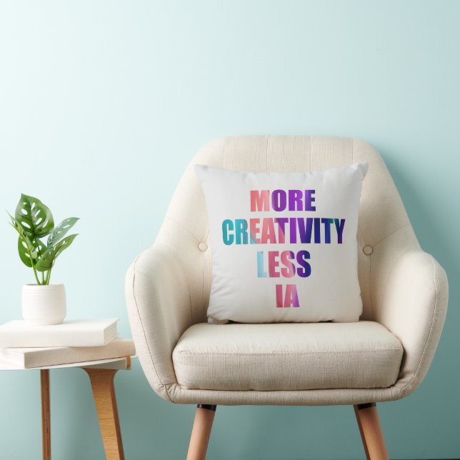 More creativity and less artificial intelligence cushion (Chair)