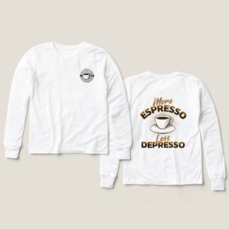 More Espresso Less Depresso – Coffee Quote Design