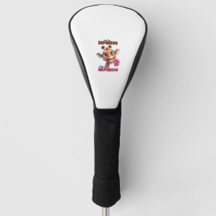 More espresso less depresso Spruch Kaffee Espresso Golf Head Cover