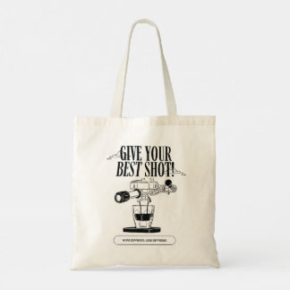more espresso, less depresso tote bag