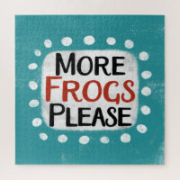More Frogs Please Jigsaw Puzzle