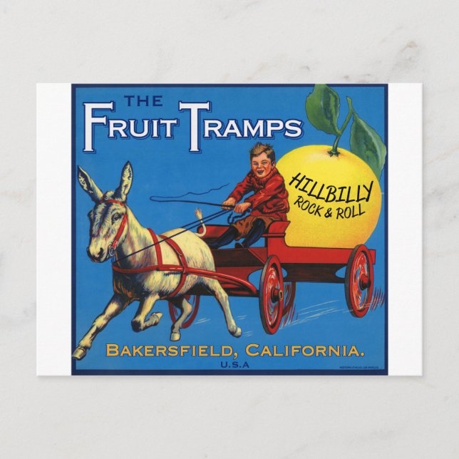 More Fruit Tramp Fun Postcard (Front)