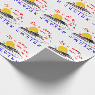 More Fun on a Cruise Wrapping Paper