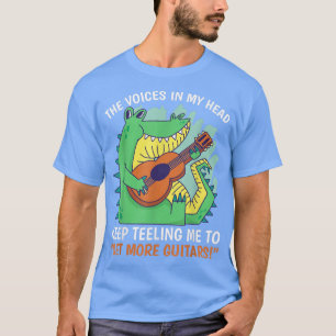 More Guitars with a Dragon for Music T-Shirt