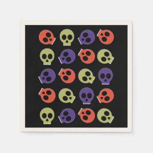 More Heads Are Better Than None Halloween Party Napkin