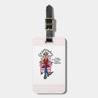 More Issues Than a Magazine Humour Luggage Tag