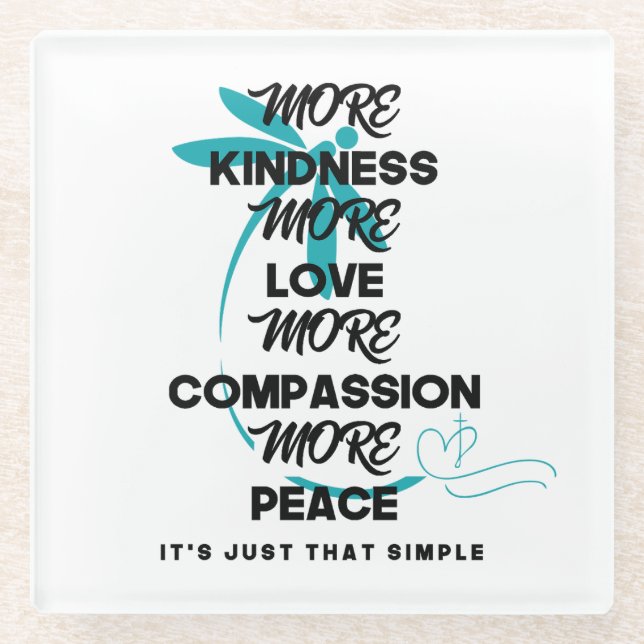 More Kindness Coaster (Front)