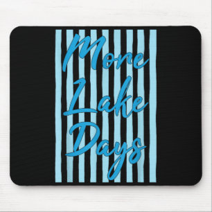 More lake days retro summer vacation women girls mouse pad