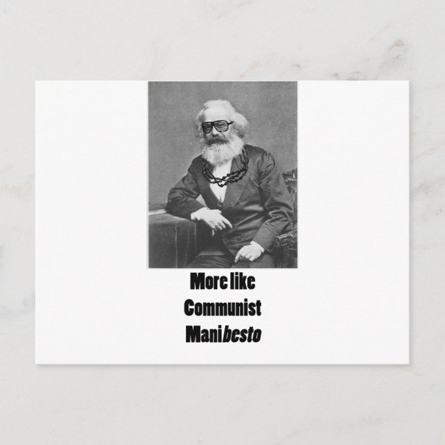 More Like ManiBESTO! Postcard (Front)