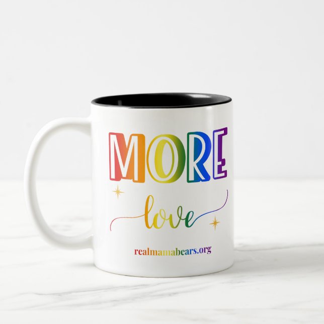 More Love Rainbow mug (Left)