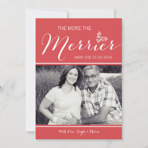 More Merrier   Pregnancy Announcement   Christmas