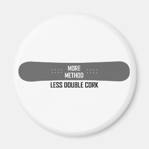More Method Less Double Cork Magnet