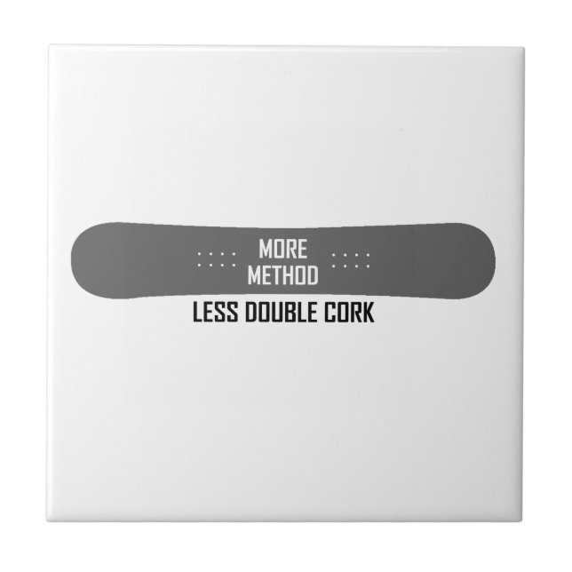 More Method Less Double Cork Tile (Front)