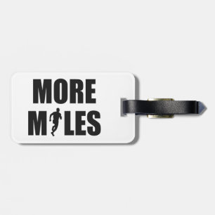 More Miles Running Luggage Tag