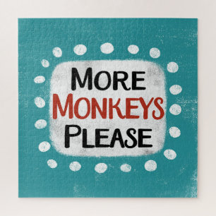 More Monkeys Please Jigsaw Puzzle