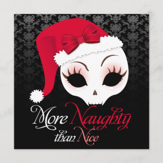 "More Naughty Than Nice" Holiday Event Invitations