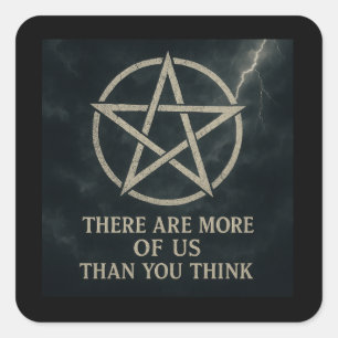 More of us Wicca Stickers