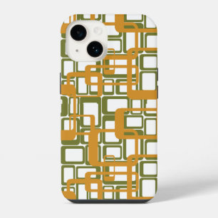 More Open Mid-Century Modern Rectangles Again iPhone 14 Case