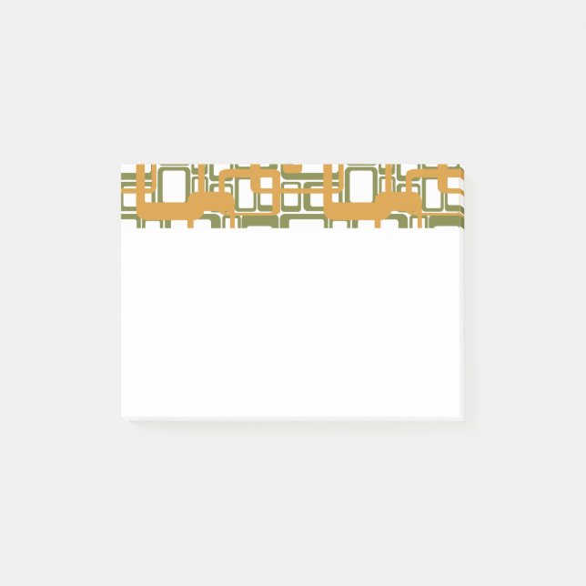 More Open Mid-Century Modern Rectangles Again  Post-it Notes (Front)