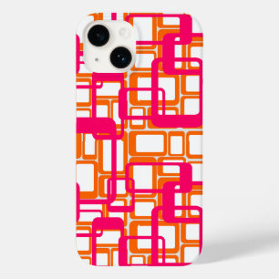 More Open Mid-Century Modern Rectangles Case-Mate iPhone 14 Case