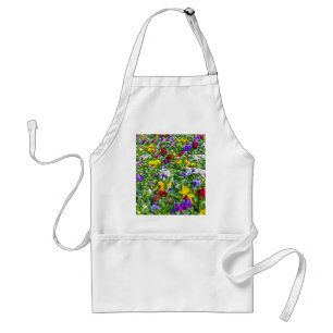 More Pansies Standard Apron