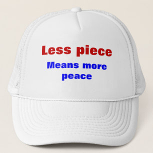 More peace trucker hats