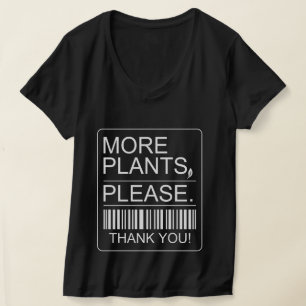 More Plants Please Plant Lover Women's V-Neck T-Shirt