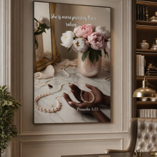 More Precious Than Rubies Canvas Print