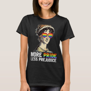 More Pride Less Prejudice LGBT Gay Pride Month Pro T-Shirt