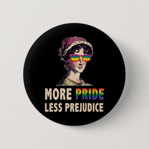 More Pride Less Prejudice Lgbt Gay Proud Ally Prid 6 Cm Round Badge