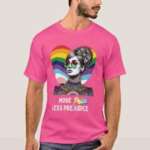 More Pride Less Prejudice LGBT Pride T-Shirt