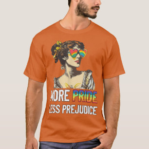 More Pride Less Prejudice LGBT vintage friends T-Shirt