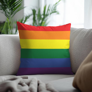 More Pride Less Prejudice Pride Month LGBTQ Cushion